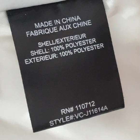 Vigoss Soft Curly Faux Lamb Teddy Cream Jacket Waist Coat Size L - Picture 5 of 9